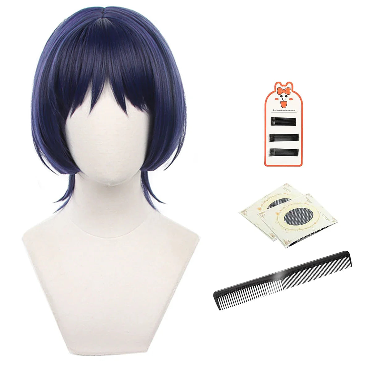 Halloweez Genshin Impact Wanderer Kunikuzushi Cosplay Wig Synthetic Fiber Adjustable - Halloweez