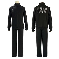 Halloweez Haiky Anime Karasuno High School Uniform Cosplay Costume with Embroidery