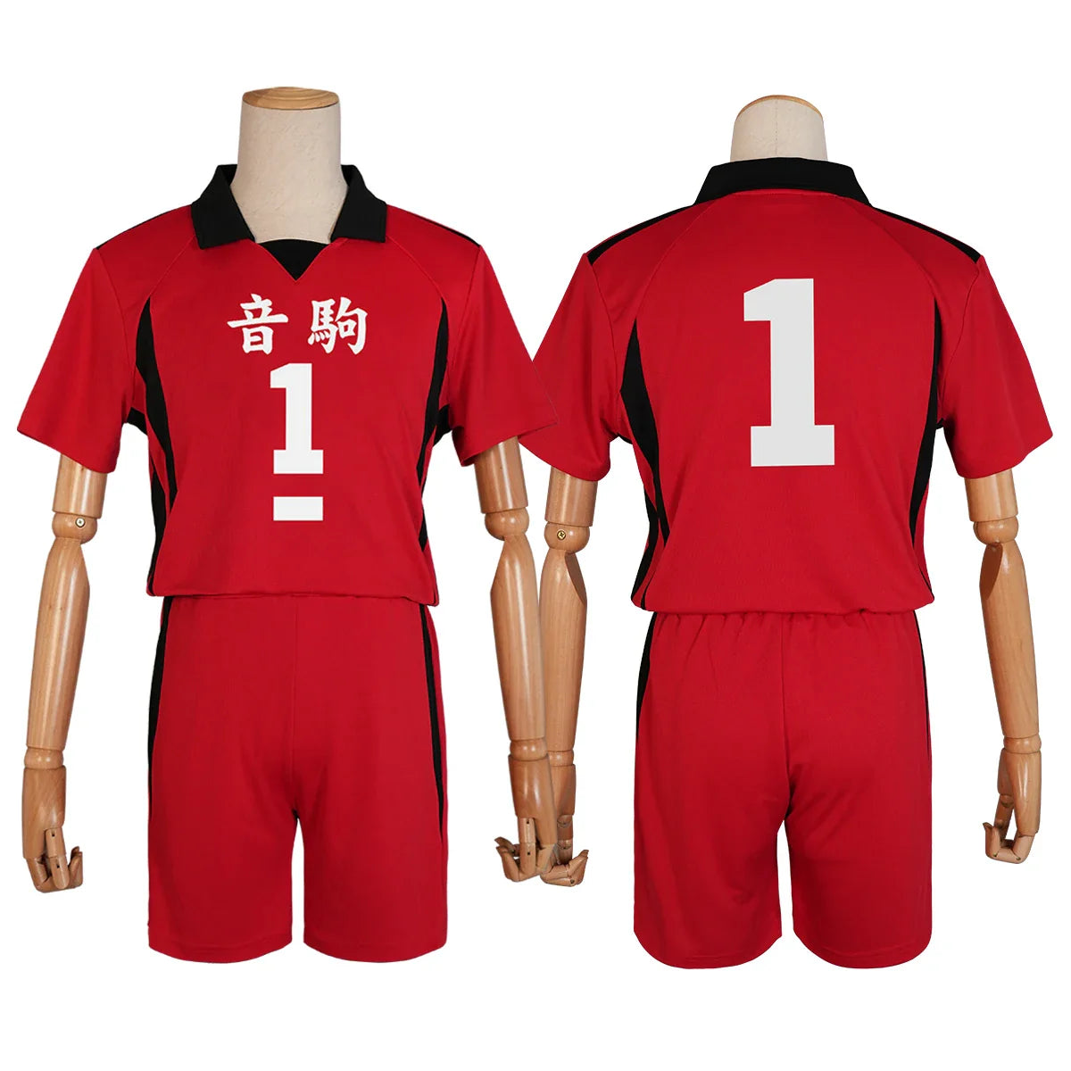 Costume de cosplay de Kuroo Tetsuro de l'anime Haiky d'Halloween avec ensemble d'uniforme de volley-ball du lycée Nekoma