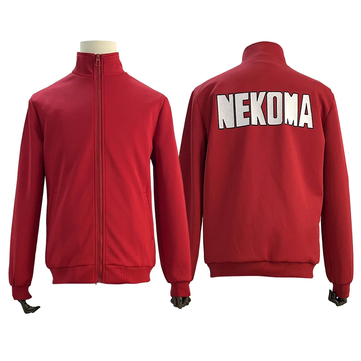 Halloweez Exclusif Haiky Anime Nekoma KARASUNO Inarizaki Aobajohsai FUKURODANI Shiratorizawa Costume de cosplay avec veste de survêtement brodée