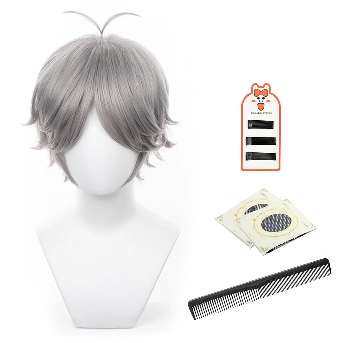 Halloweez Anime Sugawara Koushi Cosplay Wig - High School NO.2 Rose Net Synthetic Fiber Adjustable Size