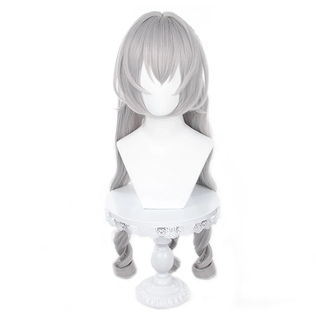 Halloweez Synthetic Cosplay Wig for Honkai Star Rail's Bronya - Rose Net Style