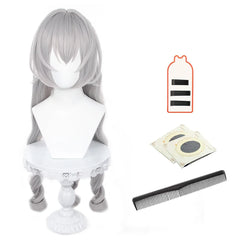 Halloweez Synthetic Cosplay Wig for Honkai Star Rail's Bronya - Rose Net Style