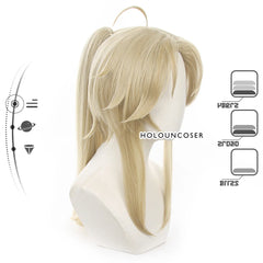 Halloweez Yanqing Cosplay Wig - Heat Resistant Synthetic Fiber with Adjustable Hairpin for Halloween Parties