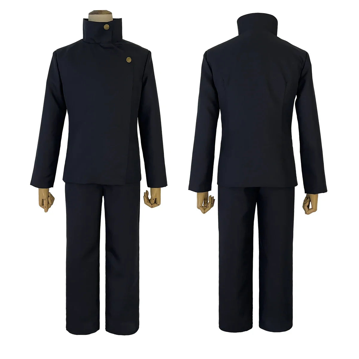 Halloweez Jujutsu Kaisen Megumi Cosplay Wig with Dark Blue Jacket and Pants - Halloweez
