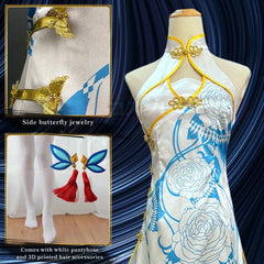 Halloweez Ai Hoshino Anime Cosplay China Chi-pao Cheongsam Dress