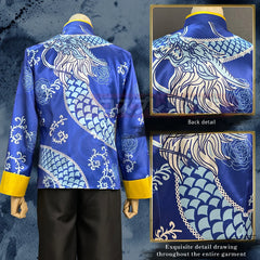 Halloweez Anime Akua Hoshino Cosplay Kung Fu Suit Outfit - Perfect for Parties and Holidays