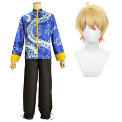 Halloweez Anime Akua Hoshino Cosplay Kung Fu Suit Outfit - Perfect for Parties and Holidays