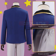 Halloweez Anime Akua Hoshino Cosplay Wig with Aqua School Uniform - Perfect for Daily Wear