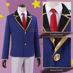 Halloweez Anime Akua Hoshino Cosplay Wig with Aqua School Uniform - Perfect for Daily Wear