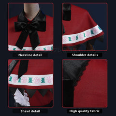 Halloweez Meme-Cho Anime Cosplay Wig with Shawl Shorts - Perfect for Halloween and Christmas