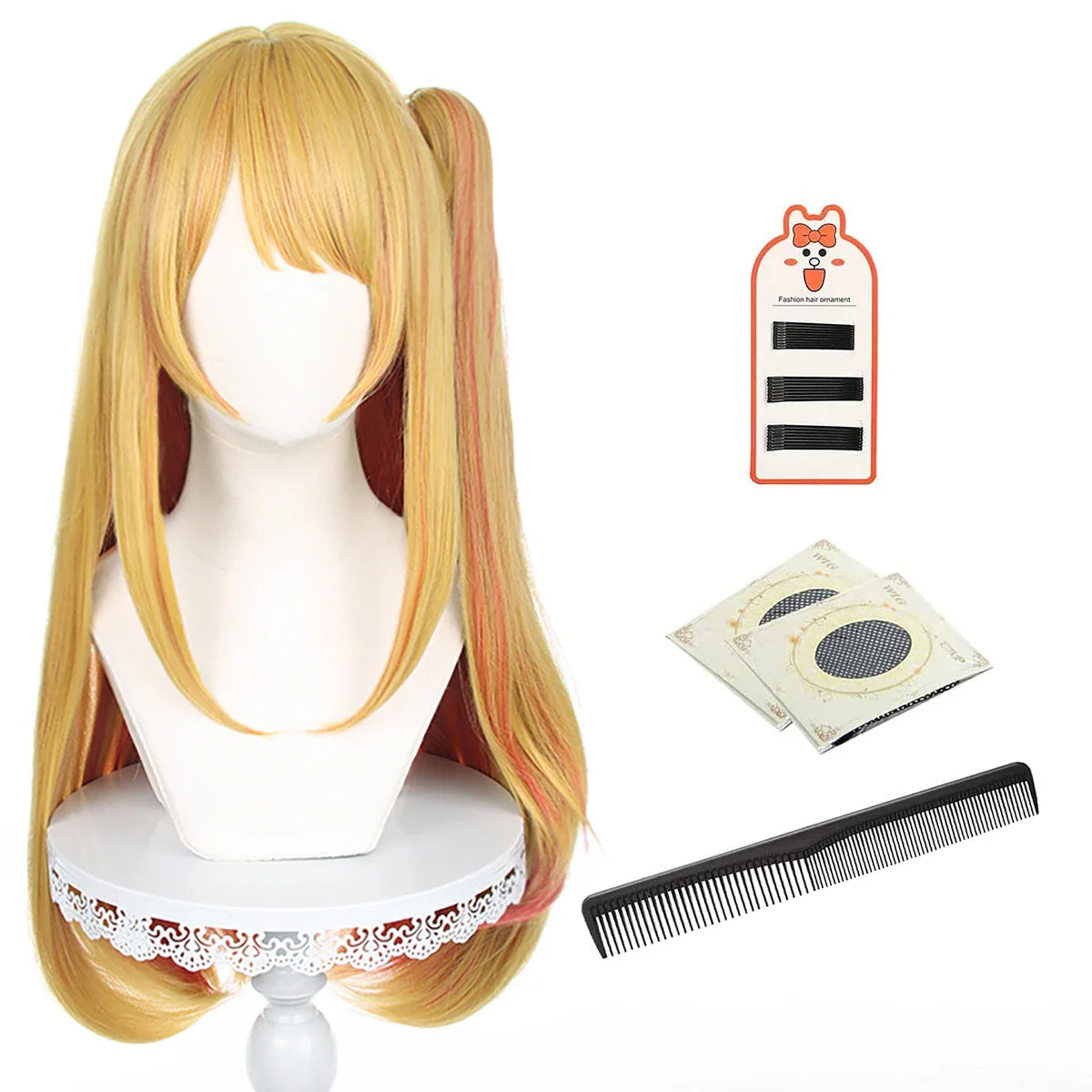 Halloweez Anime Rubii Ruby Hoshino Cosplay Costume Wig with School Uniform Dress - Perfect Sister Party Gift