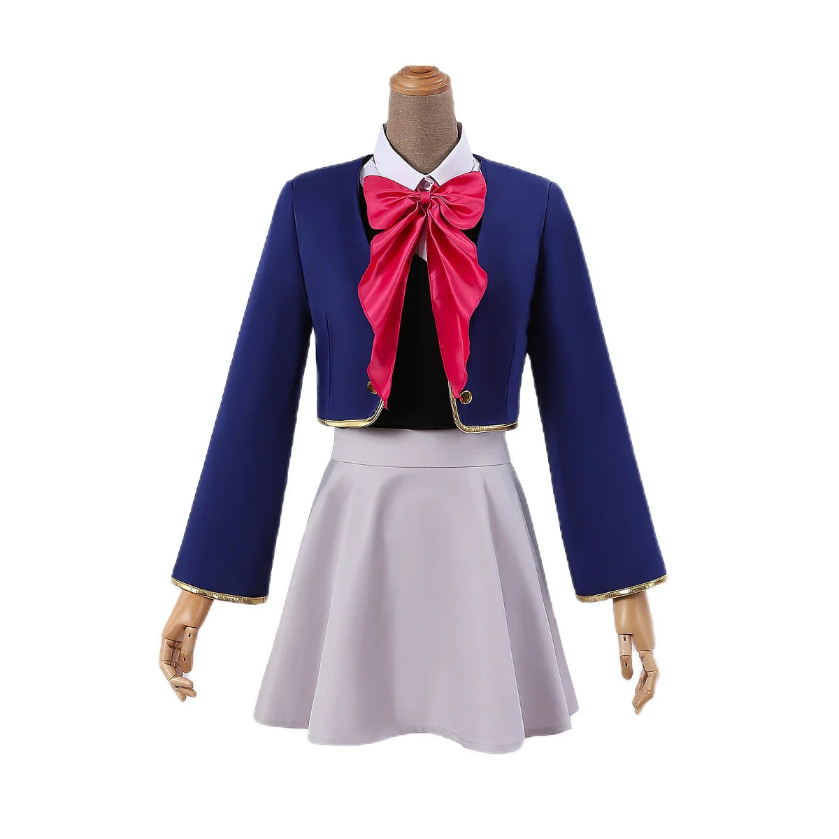 Halloweez Anime Rubii Ruby Hoshino Cosplay Costume Wig with School Uniform Dress - Perfect Sister Party Gift