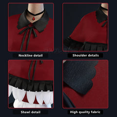 Halloweez Ruby Hoshino Anime Cosplay Costume Set with Wig, Shirt, Shawl, and Skirt