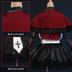 Halloweez Ruby Hoshino Anime Cosplay Costume Set with Wig, Shirt, Shawl, and Skirt