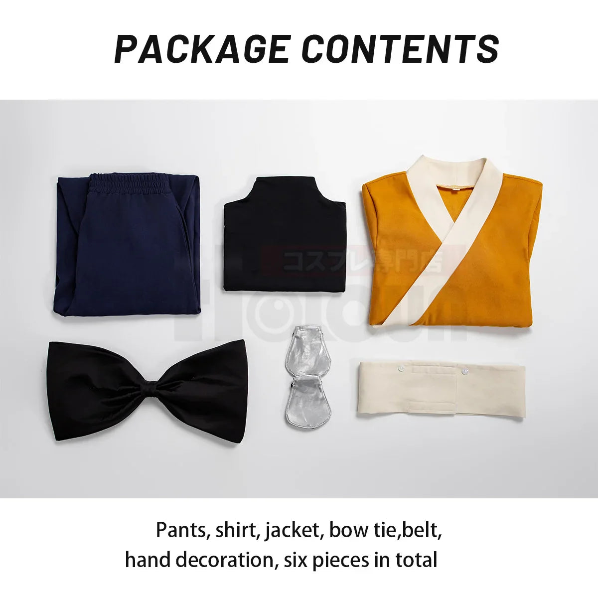 Halloweez Arima Kana Cosplay Costume - Season 2 OSHI NO KO Shirt, Pants, Bow Tie, Belt for Halloween & Christmas