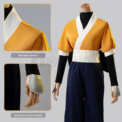 Halloweez Arima Kana Cosplay Costume - Season 2 OSHI NO KO Shirt, Pants, Bow Tie, Belt for Halloween & Christmas