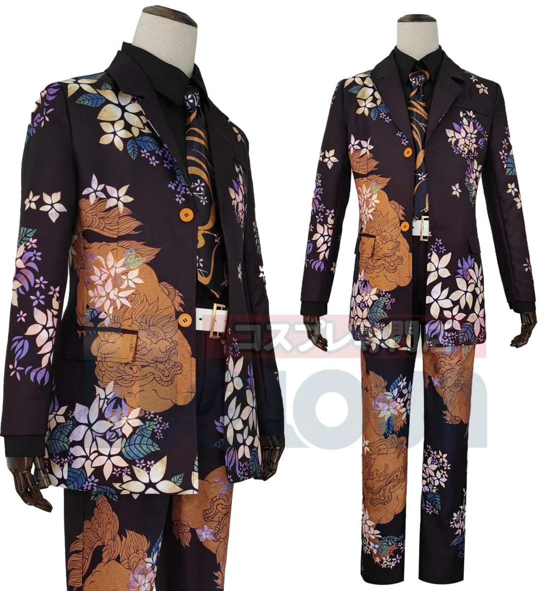 Halloweez Tokyo Anime Cosplay Suit - Manjiro Sano Kirin Uniform for Men - Halloweez