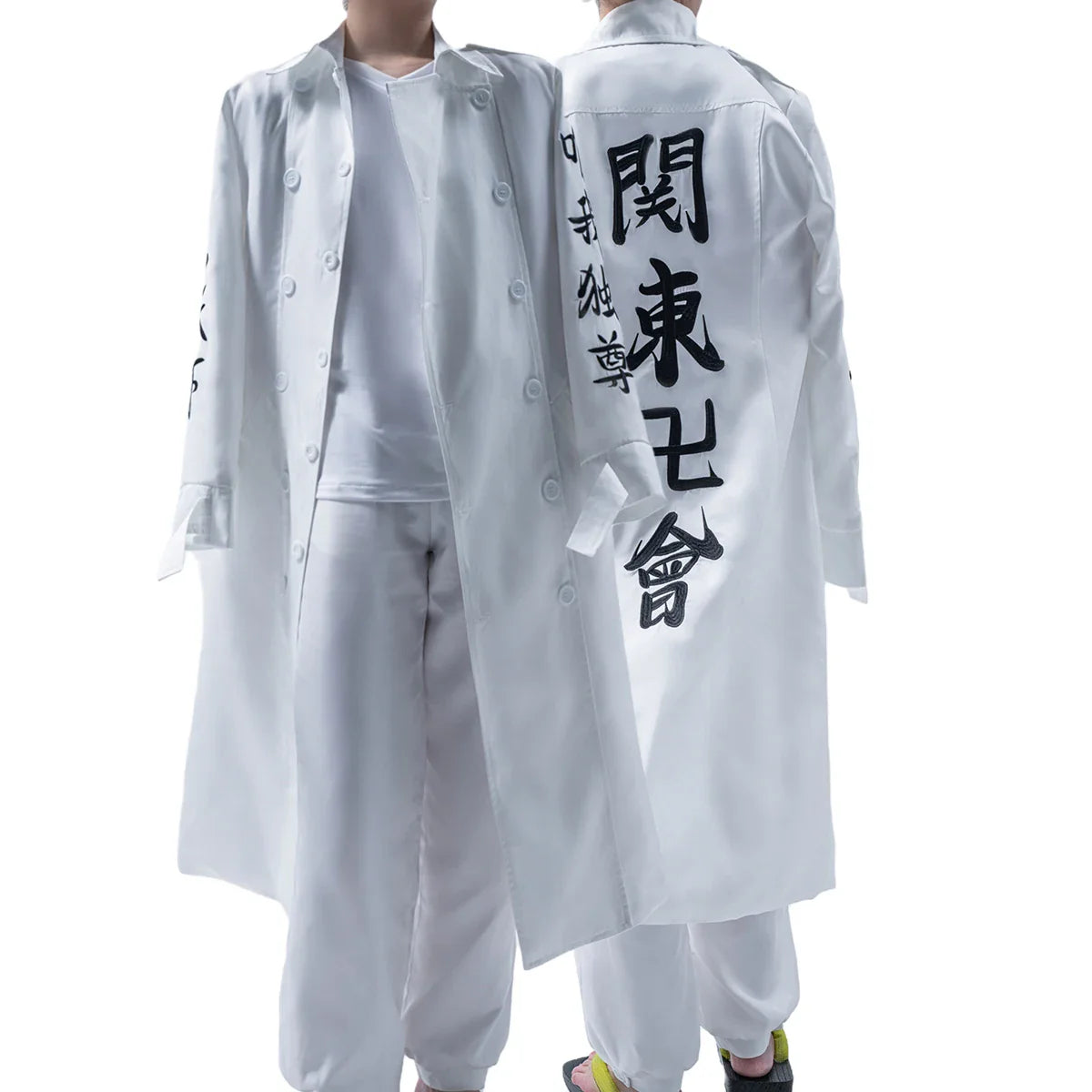 Halloweez Anime Cosplay Costume - Kanto Manji Gang Manjiro Sano Embroidered Coat for Halloween & Christmas - Halloweez