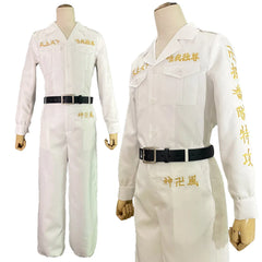 Halloweez Tokyo Anime Cosplay Costume - Ran Haitani Rindo Haitani Manji Embroidery Jacket - Special Attack Uniform for Halloween - Halloweez