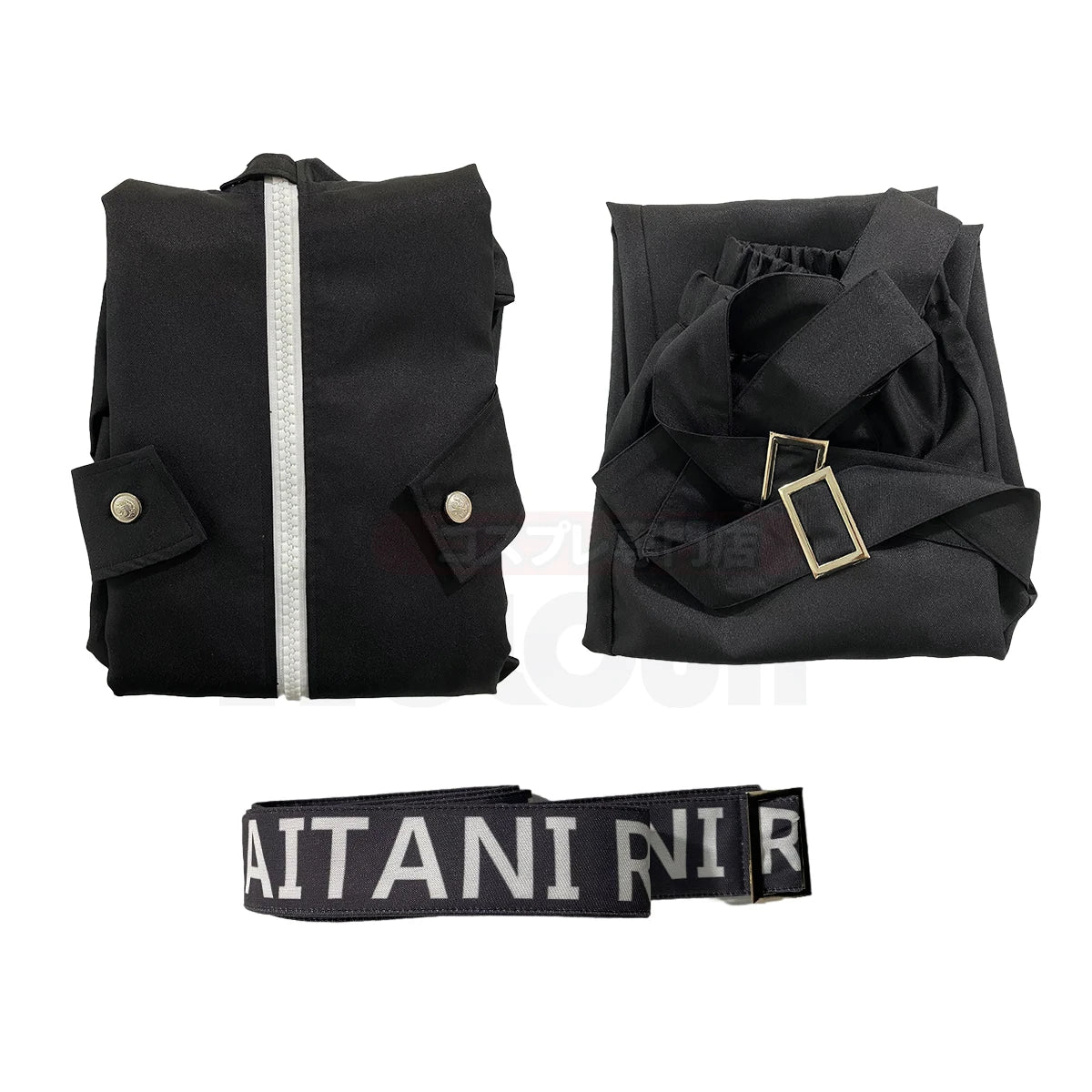 Halloweez Anime Cosplay Costume - Rindo Haitani Black Coat Hoodie for Men - Perfect for Casual and Themed Parties - Halloweez