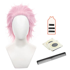 Peluca de cosplay de Anime Mitsuki Kiryu - Fibra sintética de Halloween, tamaño ajustable, regalo de Halloween