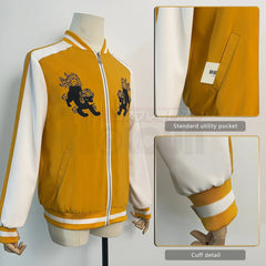 Costume de cosplay exclusif de Tomiyama Choji Jo Togame de l'anime Halloweez avec veste Lion Den College