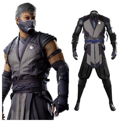 Halloweez Mortal Kombat Smoke Cosplay Costume - Full Set with Mask for Halloween & Events