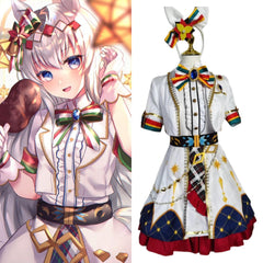 Uma Musume Pretty Derby Christmas Oguri Cap Cosplay Costume - Santa Night Outfit Set - Halloweez