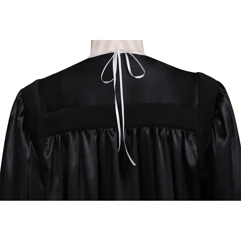 Epic Medieval Judge’s Black Robe Cosplay Costume - Halloween Carnival Outfit for Adults | Halloweez Series