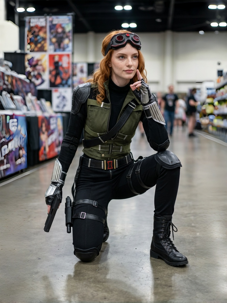 Halloweez Yelena Belova Black Widow Sister Cosplay Costume for Women - Halloweez