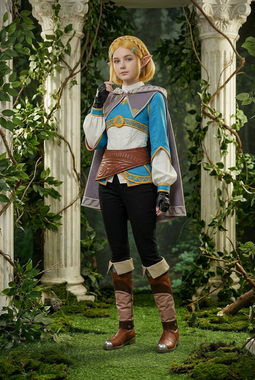 Halloweez Zelda-Inspired Cosplay Costume – Timeless Elegance for Fans - Halloweez