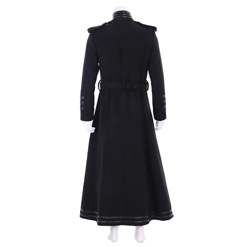 Robe de prêtre d'église médiévale authentique - Veste trench d'Halloween pour clergé et prédicateurs