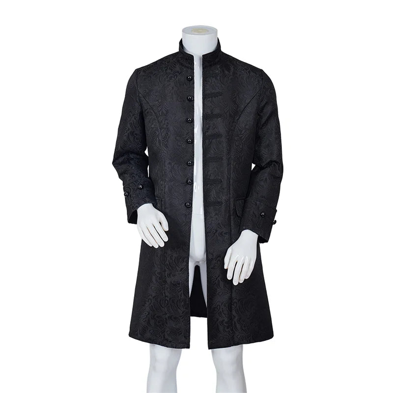 Halloweez Men's Gothic Victorian Jacket - Elegant Steampunk Tailcoat - Halloweez