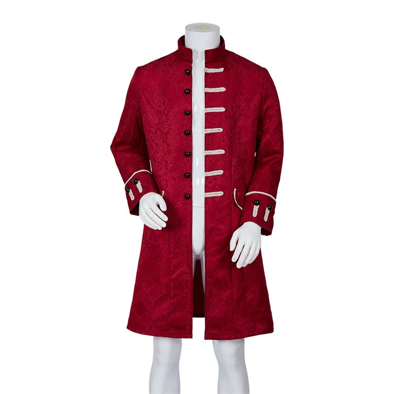 Halloweez Men's Gothic Victorian Jacket - Elegant Steampunk Tailcoat - Halloweez