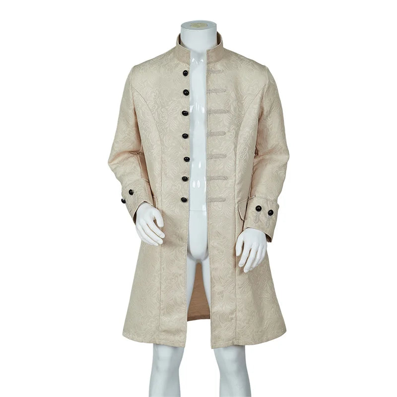 Halloweez Men's Gothic Victorian Jacket - Elegant Steampunk Tailcoat - Halloweez