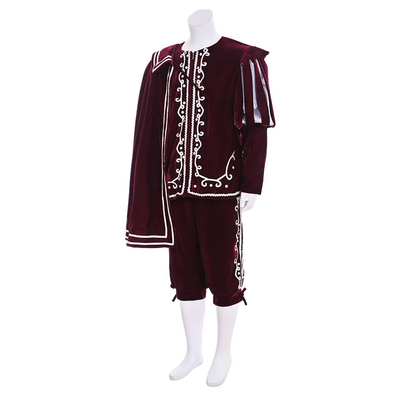 Men’s Tudor King Warrior Costume – Halloweez Elizabethan Knight Cosplay for Halloween