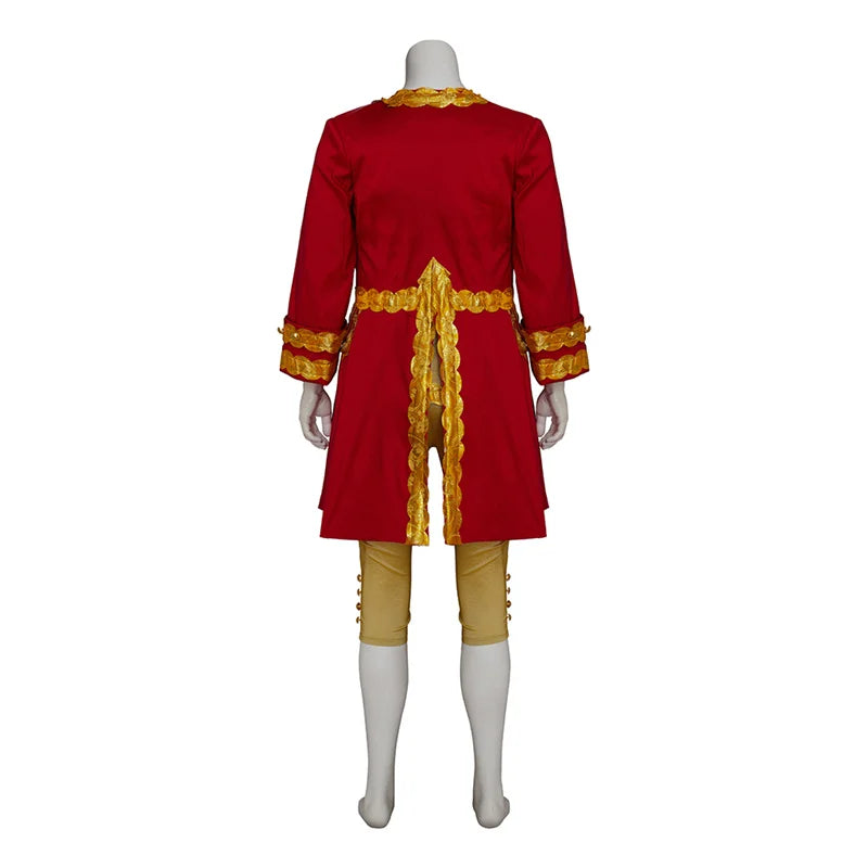 Royal Medieval Prince Edward Cosplay Costume - Victorian Red Baroque Noble Suit for Men | Halloweez - Halloweez