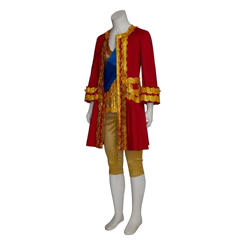 Royal Medieval Prince Edward Cosplay Costume - Victorian Red Baroque Noble Suit for Men | Halloweez - Halloweez