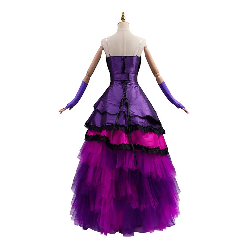 Elegant Purple Victorian Lolita Cosplay Costume for Enchanting Evening Parties