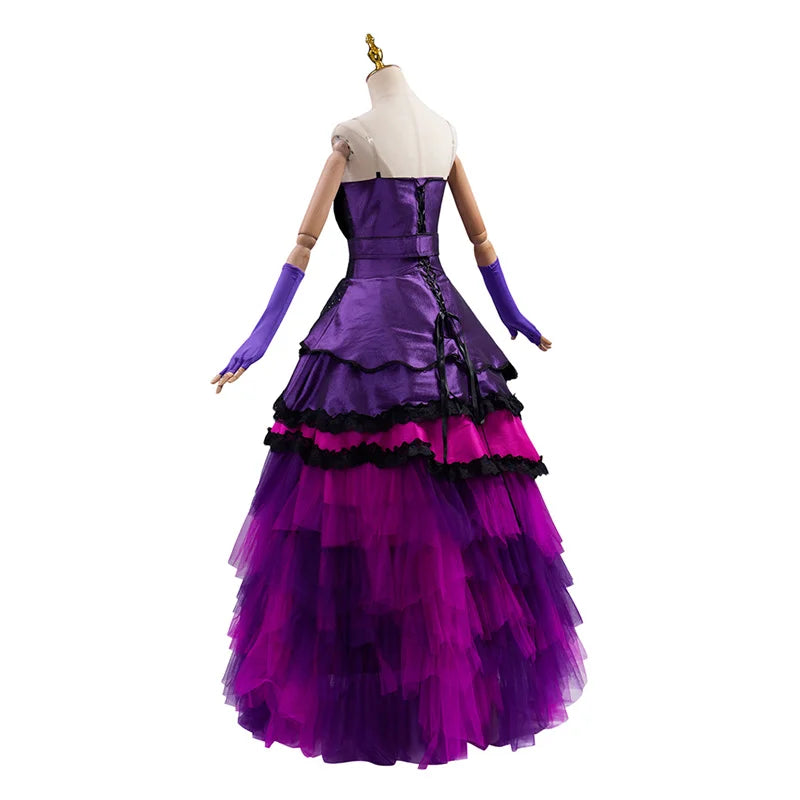 Elegant Purple Victorian Lolita Cosplay Costume for Enchanting Evening Parties