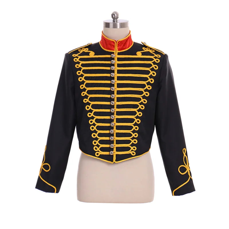 Elegant Medieval Victorian Soldier Officer Uniform Coat - Halloweez Men's Cosplay Jacket | Halloweez Men's Medieval Series