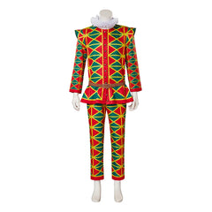 Elegant Gothic Clown Costume - Premium Victorian Men's Cosplay Suit for Themed Events