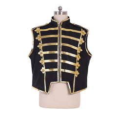 Men's Military Punk Sleeveless Vest - Drummer Parade Costume | Halloweez Cosplay Series