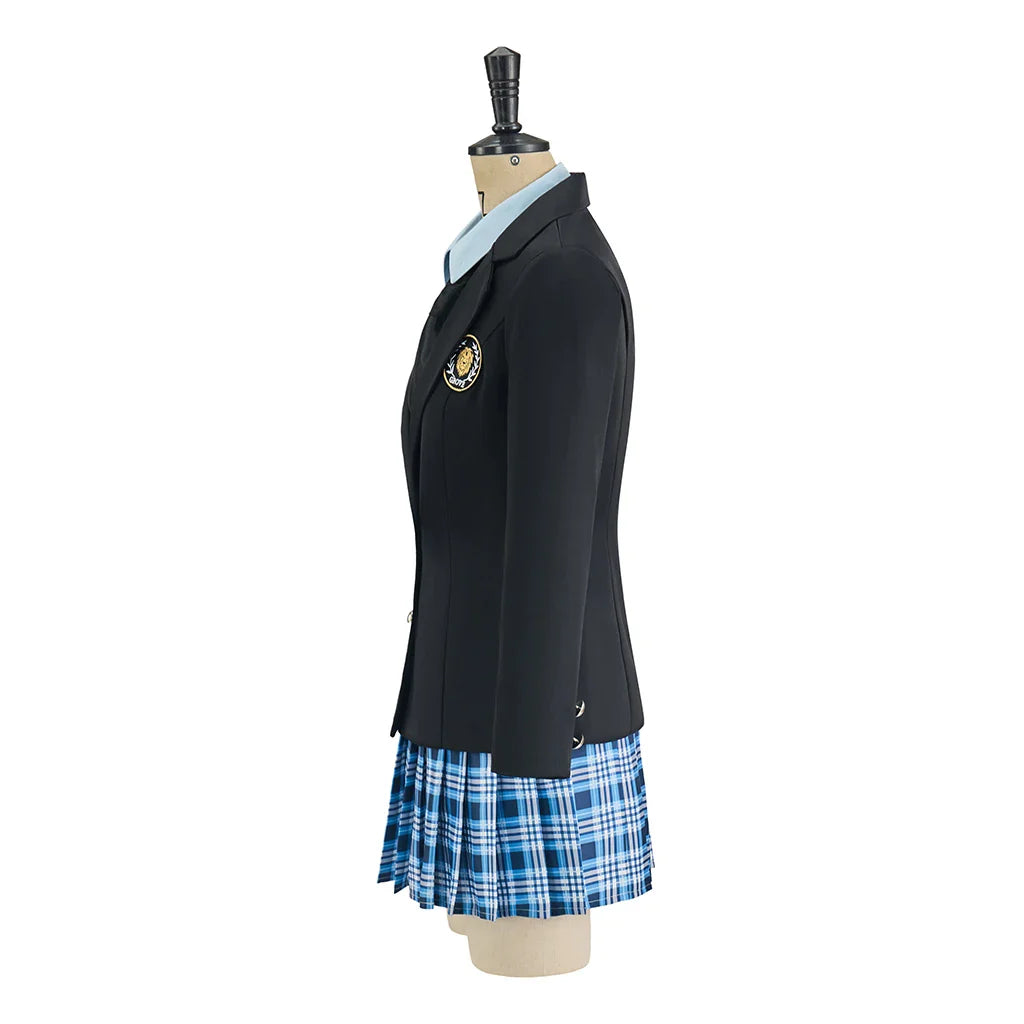 Disfraz de cosplay de Mia Thermopolis para Halloween: traje de camisa, chaqueta y falda para mujer para carnaval de Halloween