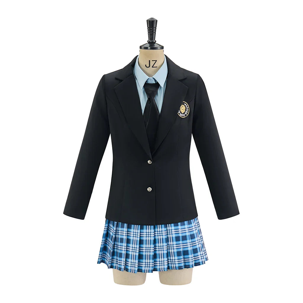 Disfraz de cosplay de Mia Thermopolis para Halloween: traje de camisa, chaqueta y falda para mujer para carnaval de Halloween