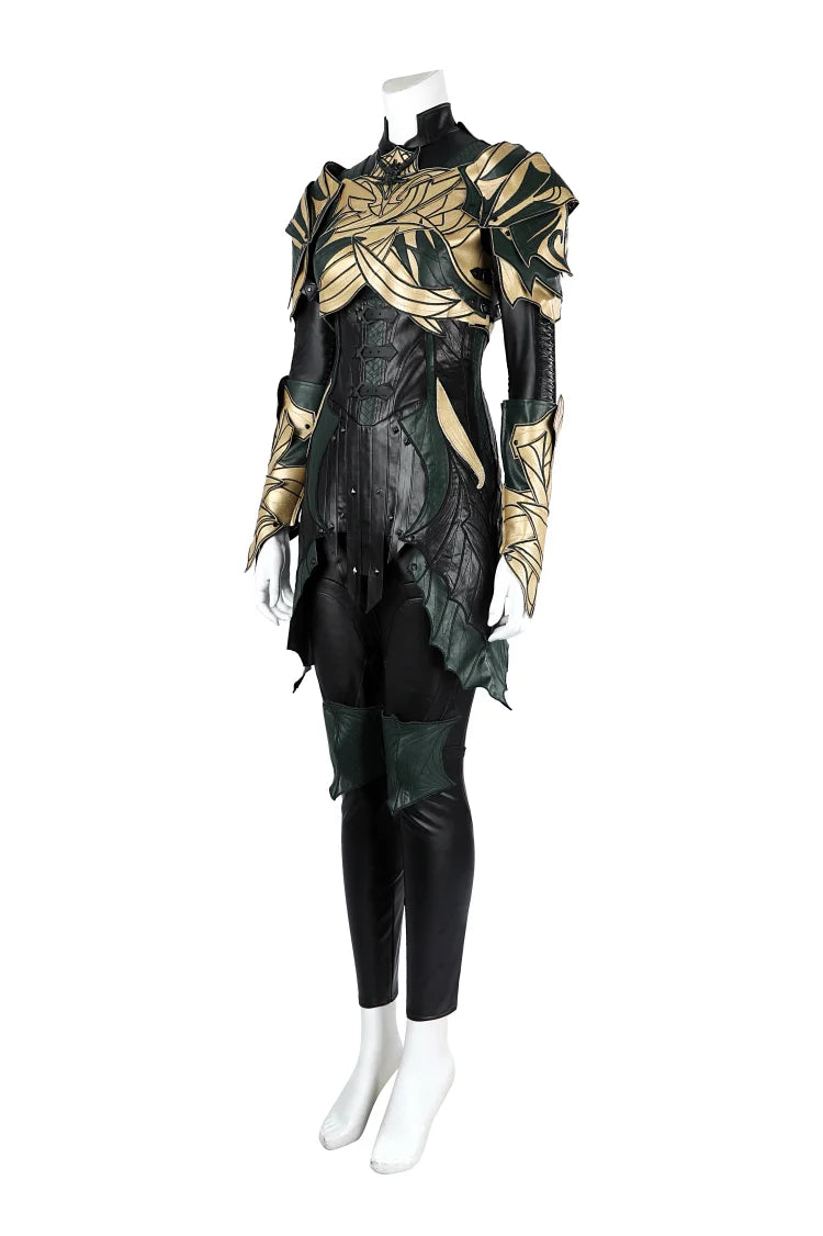 Halloweez Women's Cosplay Game Costume - Punk Retro Battle Uniform Suit for Halloween Carnival Parties