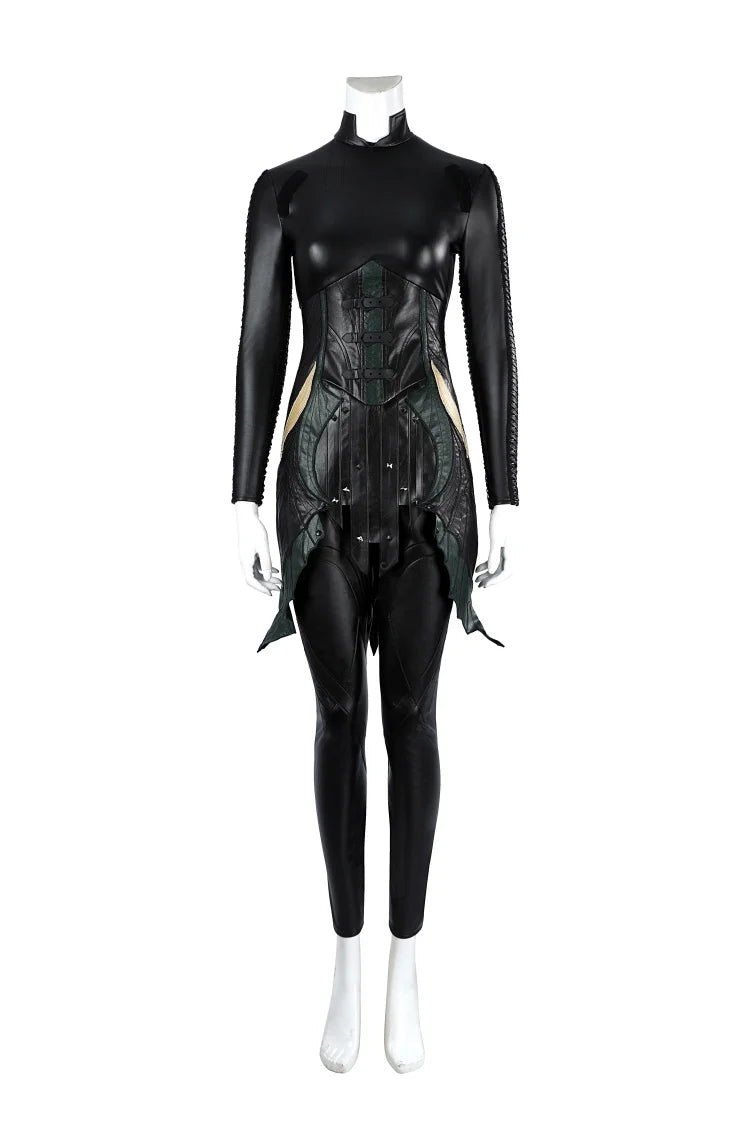 Halloweez Women's Cosplay Game Costume - Punk Retro Battle Uniform Suit for Halloween Carnival Parties