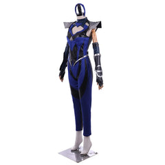 Halloweez Kitana Cosplay Costume with Face Mask | Mortal Kombat Kitana Kahn Outfit for Women