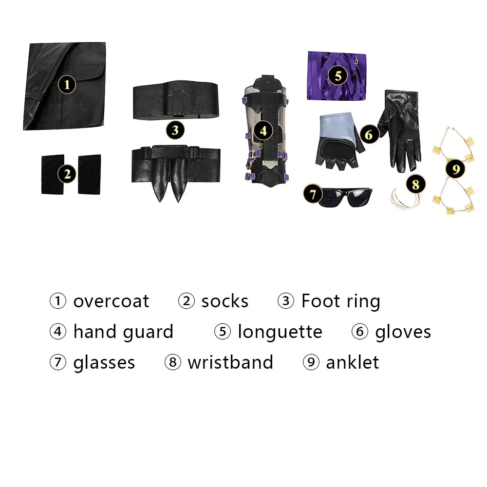 Halloweez Nina Williams Cosplay Costume for Women - Sexy Dress and Jacket Full Set for Battle Suit